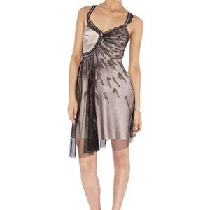 Karen Millen Silk Blend Beaded Slip Dress Size 6